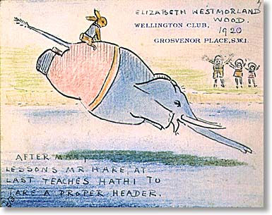 Hare teaches Hathi to dive