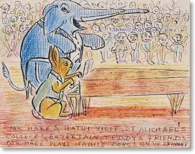 Hathi and Hare play a duet