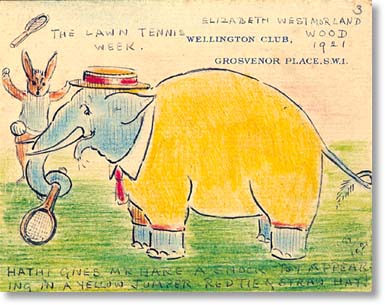 Who says an elephant can't play tennis?