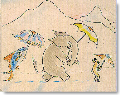 Mid-summer with Hathi, Hare and Mughli Ji