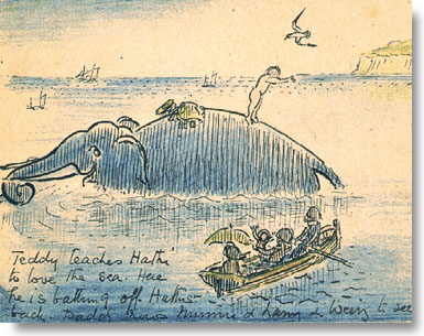 Hathi & Hare at the beach
