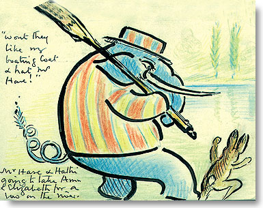 Hathi & Hare go boating